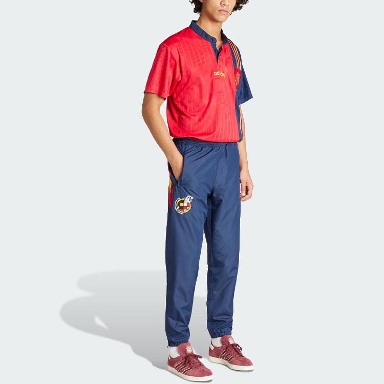 Adidas Spain 1996 Home Jersey Cultural Casual Sport Short Sleeve Men Tops Dark-Red IT7754