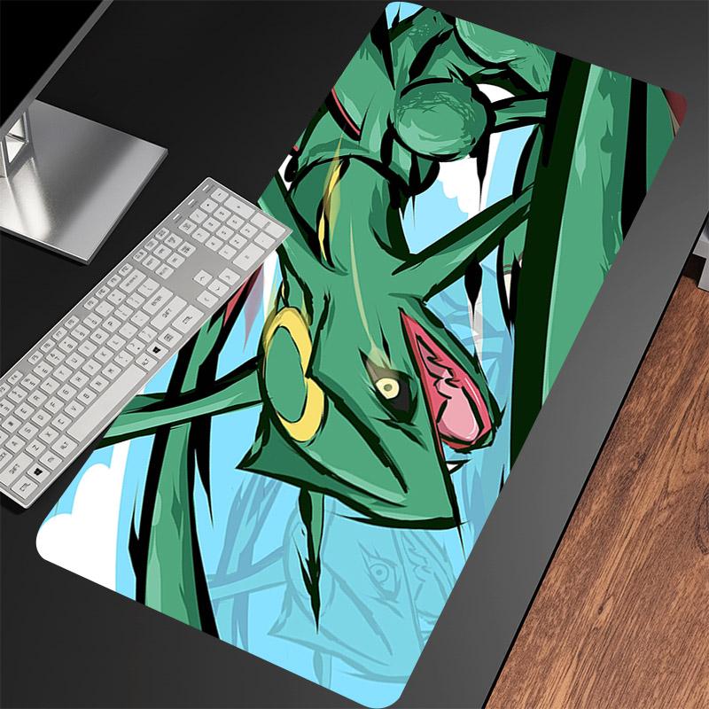Anime Large Mouse Pad Gaming Accessories RRayquaza Laptop Table Mat XXL Keyboard Mousepad Computer Pc Gamer Cabinet Mouse Mats