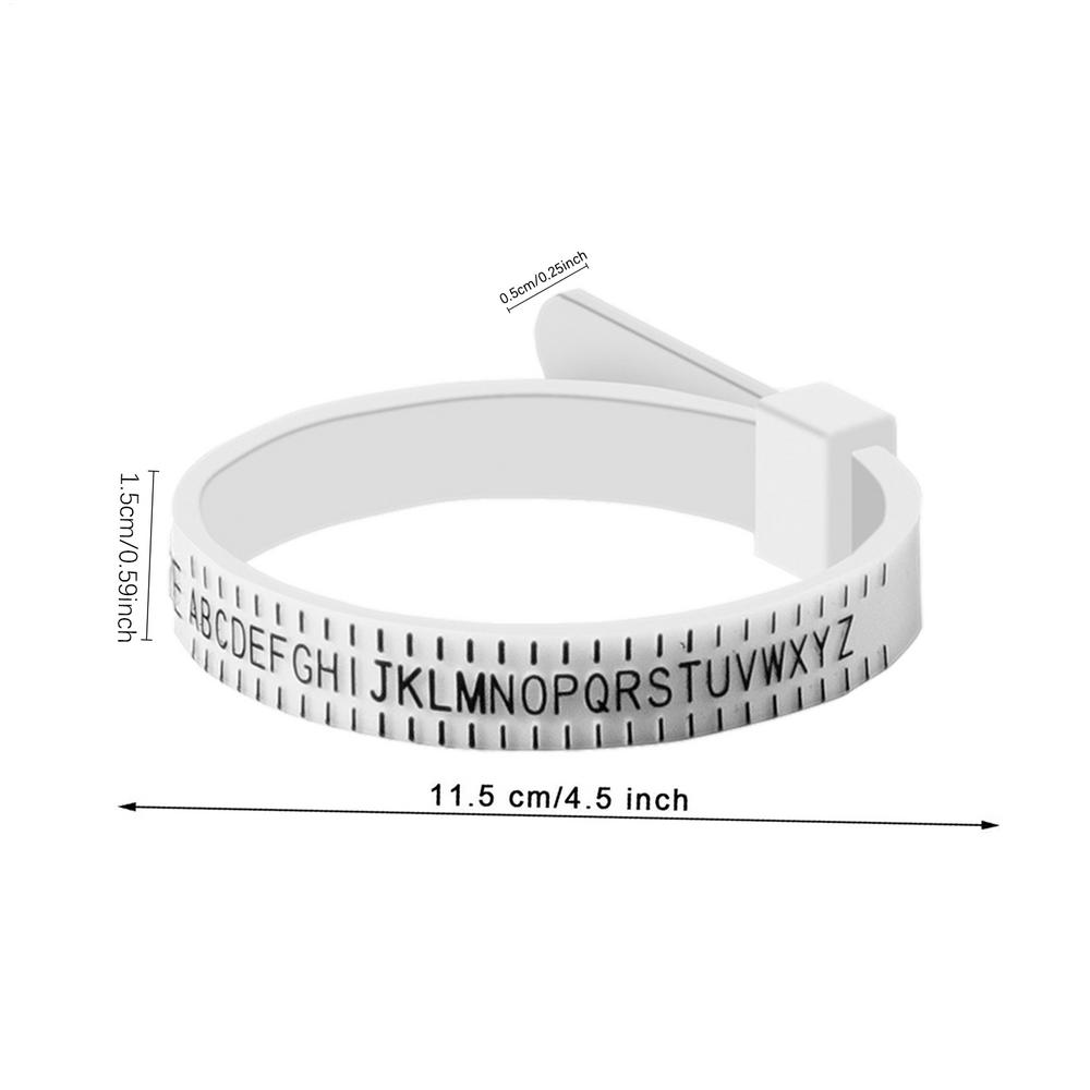 new Ring and Bracelet Sizer Measuring Tool Reusable Ring Size Guage for Fingers and Bangle Sizing Tool for Jewelry Measurement