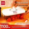 Вакуумные контейнеры для хранения продуктов 1100 мл (2-Pack) Китайская вилка (адаптер в комплекте)