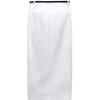 Zara Solid Color Mid Waist Commuter Casual Long Skirt Women Skirts White 1165063-250