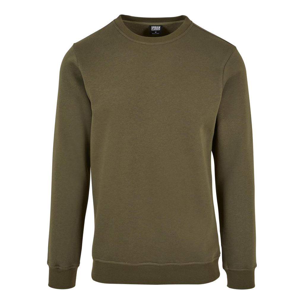 Urban Classics Mens Basic Terrycloth Crew Neck Jumper