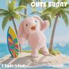 Cute Bunny Plush Toy Stuffed Animal, Soft Fluffy Cuddly Doll for Kids, Birthday Gift, Claw Machine Prize, Comforting Sleep Companion