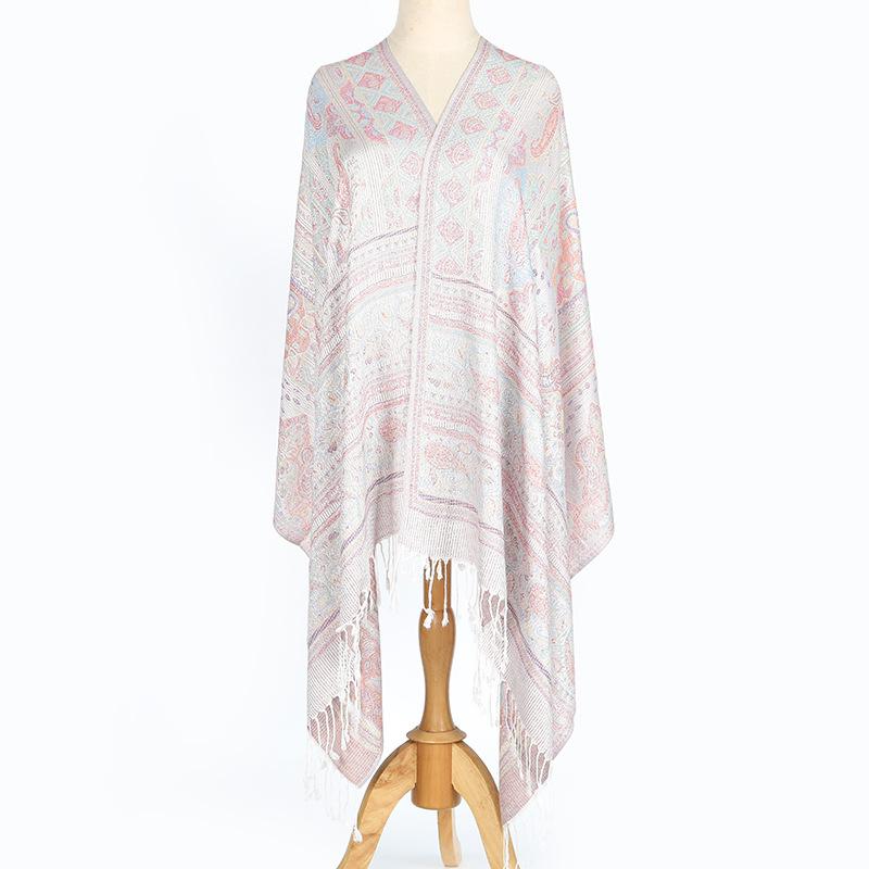 Jacquard Cashew Scarf Shawl Women's Headscarf Spring and Autumn Thin Scarf