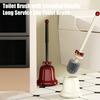 Туалетная щетка с удлиненной ручкой, напольная подставка, легко моющаяся туалетная щетка, домашний гигиенический помощник