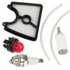 Air Fuel Filter Line Primer Bulb Spark Plug Kit For Husqvarna 125B 125BVX 125BX Blower Engine Replacement Spare Parts