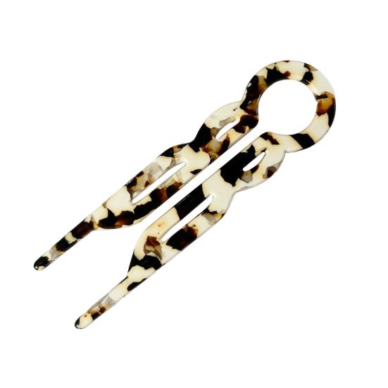 U-образная ацетатная заколка для волос, легкая, нескользящая, длинная, густая, шпилька для волос, французский пучок, аксессуары для волос для женщин и девочек