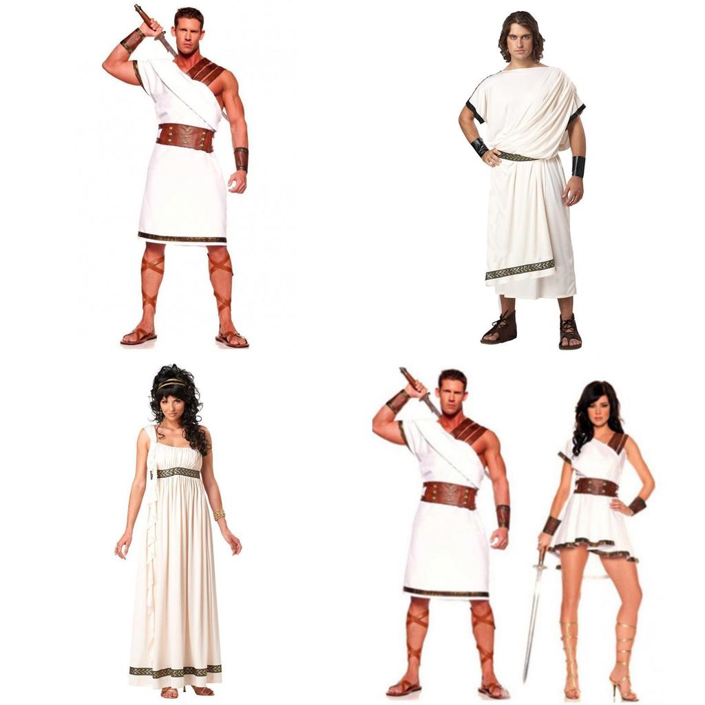 New Halloween Arabian Prince Greek Goddess Queen Princess Couple Cosplay Costumes For Stage Performance In Various Sizes And Colors