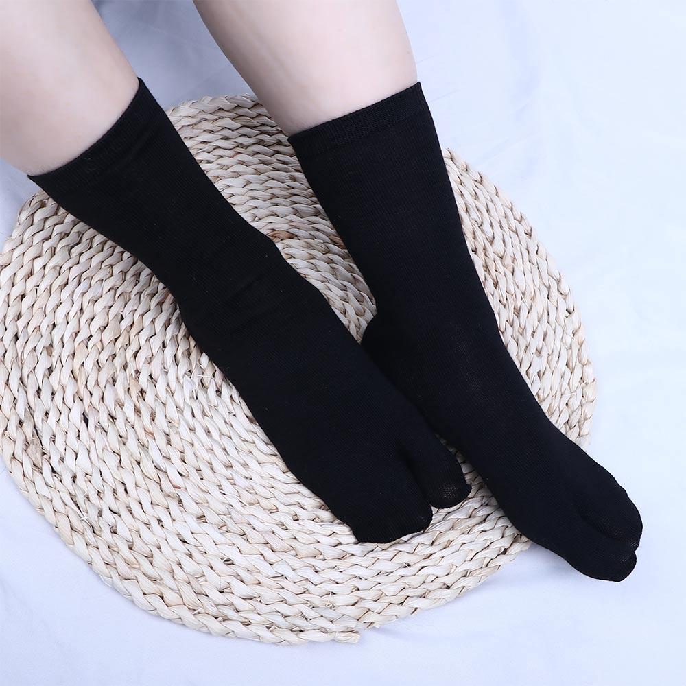 Практичные 1 пара хлопковых сандалий, мужские японские чулочно-носочные изделия, носки с раздельным носком, вьетнамки, носки с двумя пальцами