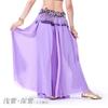 Big Swing Belly Dance Skirts Women Belly Dance Costume 2 Slits Chiffon Skirt Belly Dancer Skirt Performance Belly Dancing Skirts