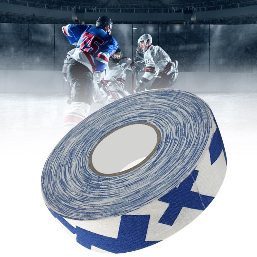 2.5cmx25m Hockey Protective Tape Sport Badminton Pole Pads Hockey Stick Tapes Blue Plus Sign