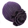 LONTG Turban Hair Bandana Hat with Large Sparkling and Gorgeous Head Muslim Slimming Stylish Hair Purple Women's Cap, Hairband, Clip, Flowers, Cover,