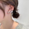 Long Temperament Earring Exquisite Silver Pin Earring Fairy Earrings S925 Silver Pin Micro -Inlaid Butterfly Earrings