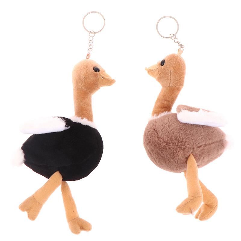 Милая плюшевая игрушка страус мультяшный кулон мягкая кукла брелок рюкзак автомобиль сумка Декор детский подарок