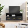 VidaXL TV Cabinet Black 102x36x50 Cm Engineered Wood 829013