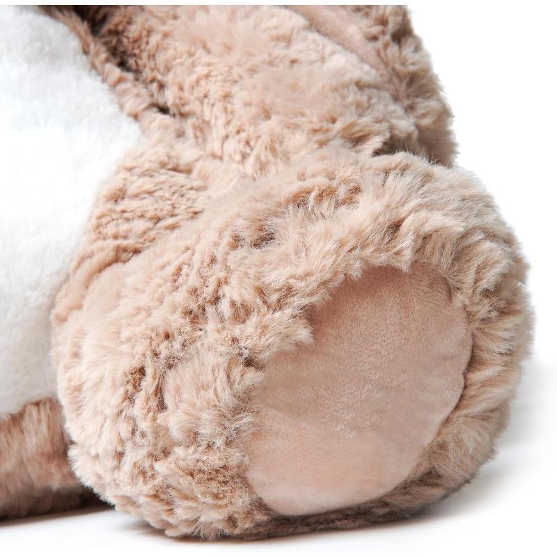 38cm Bunny Stuffed Animals, Angry Bunny Plush Toys, Stuffed Rabbit Pluhine, Plush Rabbit Stuffed Animal, Perfect for a Gift (Brown)