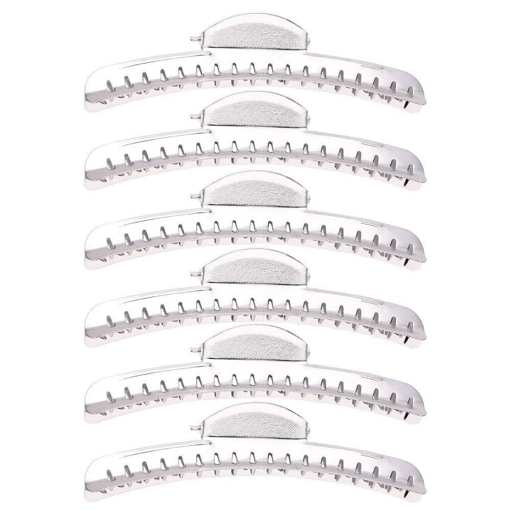 6Pcs Aluminum Alloy Wave Hair Clips Lightweight Hair Fixed Hairclips  Salon Use