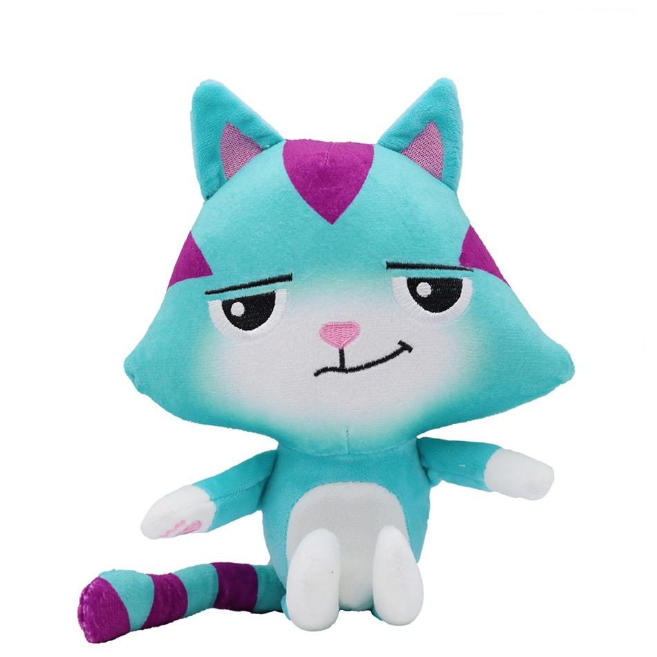 Newest 8 Stlyes Gabby Dollhouse Plush Toy Mercat Cartoon Stuffed Animals Mermaid Cat Plushie Doll Kids Birthday Christams Gifts
