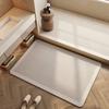 Simple Style Solid Color New Diatom Mud Bathroom Floor Mat Household Toilet Quick-drying Non-slip Anti-dirty Cooling Floor Mat