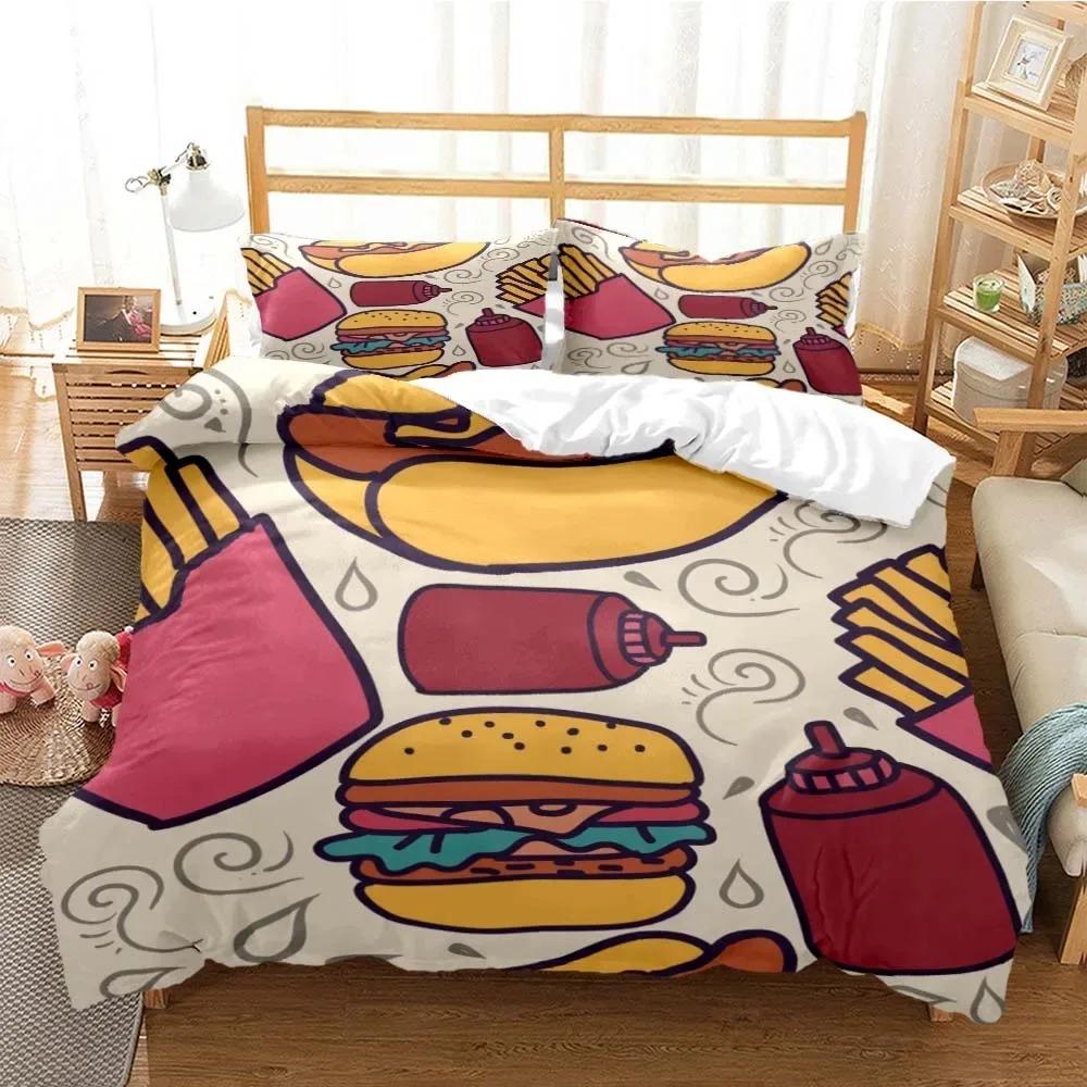 Комплекты постельного белья из полиэстера с милым принтом и рисунком для мальчиков Комплект постельного белья для подростков