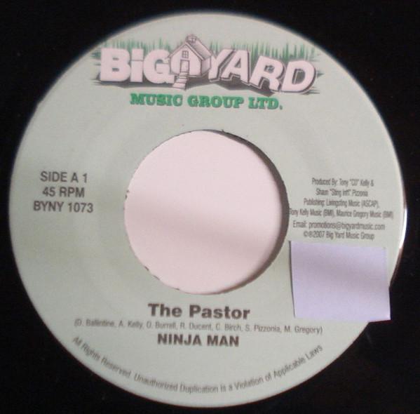 7inch Record NINJAMAN / SHELLY THUNDER - The Pastor / The Gospel BYNY1073 Big Yard Music 2007 Jamaica Reggae, Ska & Dub Used