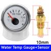 HD 52 мм Универсальный автомобильный датчик температуры воды для лодки с датчиками температуры охлаждающей жидкости, измеритель температуры, красная подсветка с сигнализацией