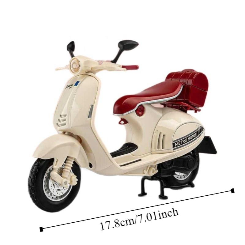 Diecasts Vehicle Retro Motorcycles Cars Toys Zinc Zinc Alloy Vehicles Light Music Toy Home Decoration