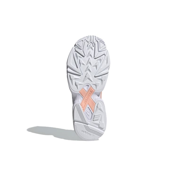 Adidas Falcon Glow Розовые женские кроссовки White Cloud-White Halo-Amber GV7366