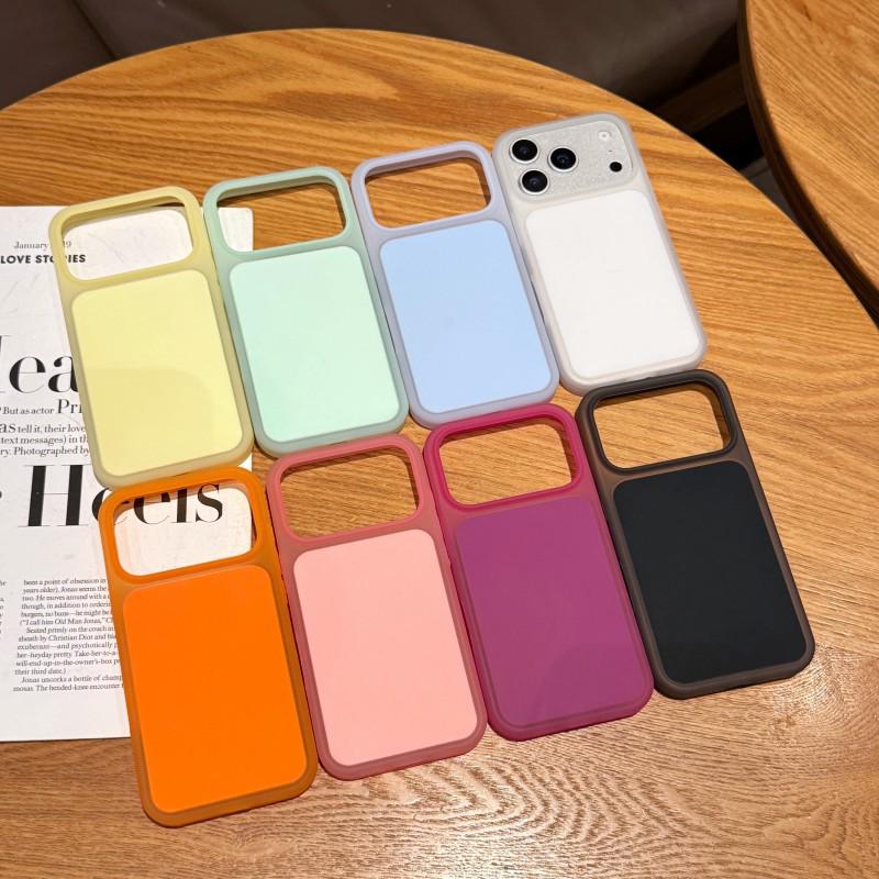 iPhone 17 Pro Max Case: Original Large Window Jelly Ice Cream Design, 17 Buttons, Apple-Compatible