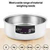 LCD Display Stainless Steel Electronic Bowl Scale Detachable Food Bowl Scale  Baking