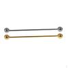 2pcs Round Barbell Collar Tie Clip Clasp Bar Pin Skinny