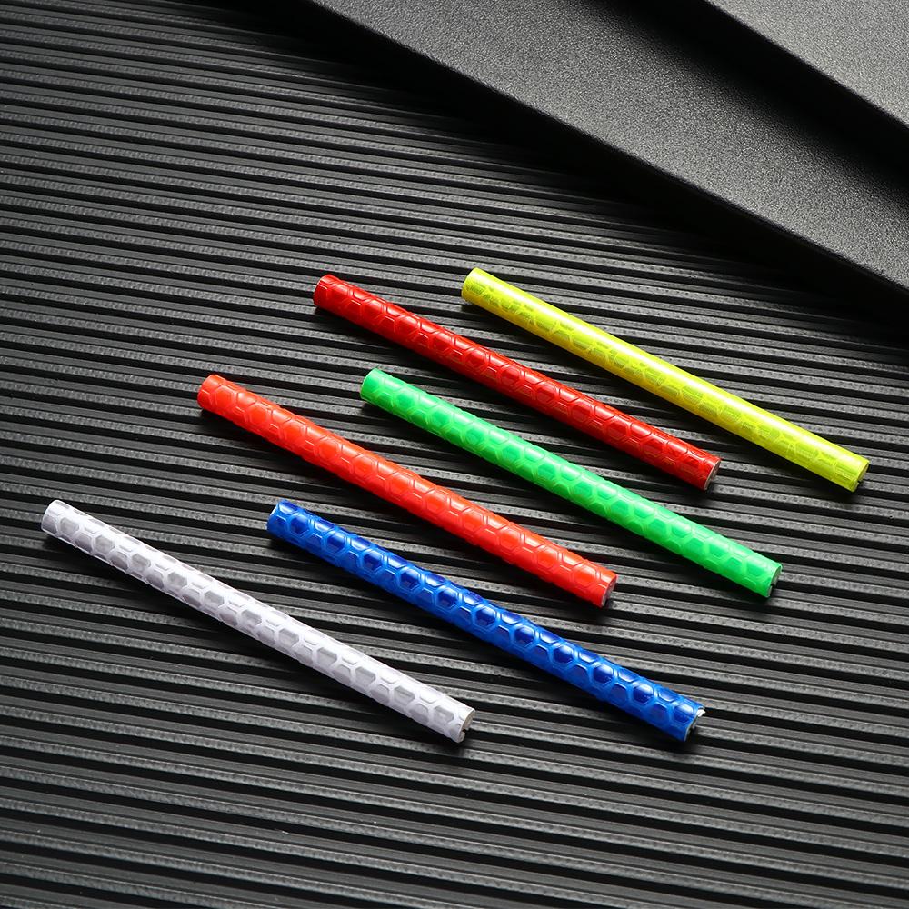 Зажимная трубка Сигнальная лампа безопасности Отражатели Велосипедные фонари Обод колеса Спица Светоотражающие трубки Зажимная трубка