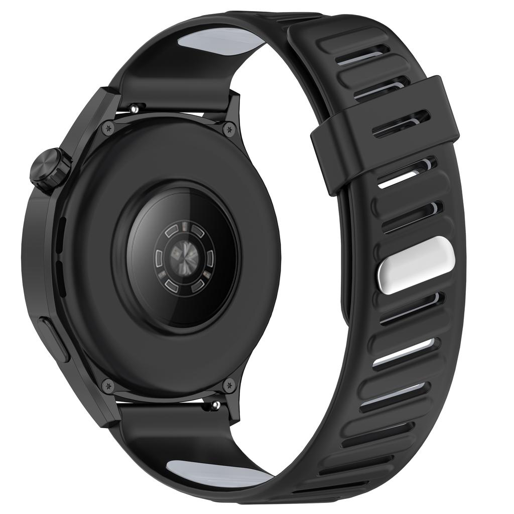 Для Huawei Watch GT 5 46мм Силиконовый ремешок для часов 22мм Двухцветный твиловый ремешок на запястье