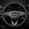Кожаная накладка на руль автомобиля для Mercedes-Benz GLE S GLE GLS G GL CL ML R SL GLK 400 450 500 350 320 580 38см Аксессуары