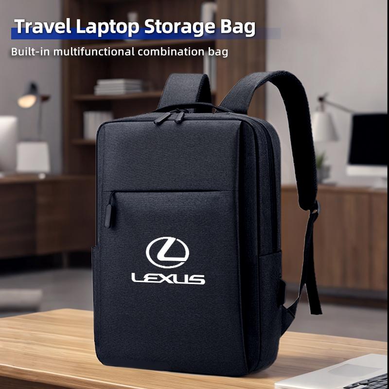 cqrjdx1 Car Men's Shoulder Bag Laptop Pouch Business Backpack Accessories For Lexus UX250h RX450h CT200h RX400h NX300h RX350 RX300 GX47