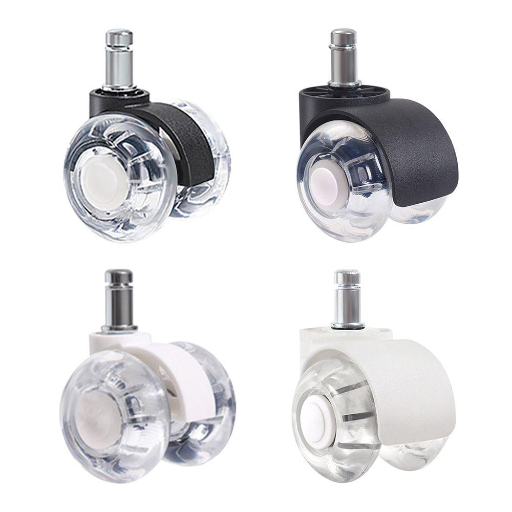 Office Pulley Rollers Wheel Swivel Chair Caster Mute Wheel Office Chair Wheels Furniture Caster