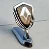 3D metal car logo standing emblem modification for Renault e-Nuo, Kadjar, Captur, and Koleos RR1