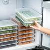 Plastic Multi Compartment Stackable Freezer Storage Containers For Homemade Lava Mooncake Pastry Food