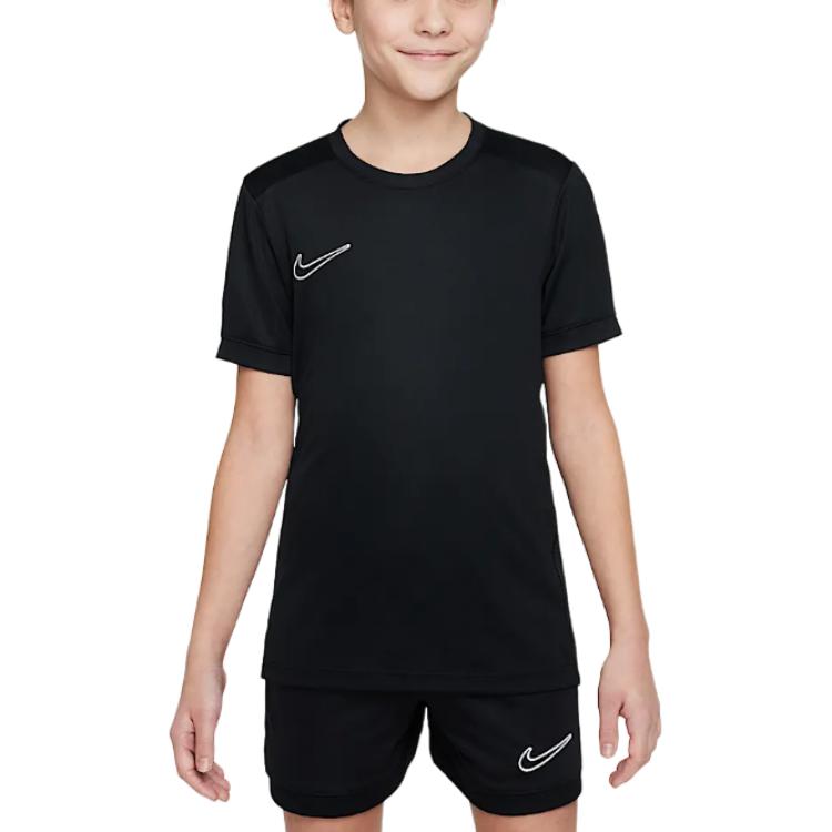 Nike Академическая футболка Dri Fit Черный/Черный/Белый/Белый Унисекс HJ3716-010