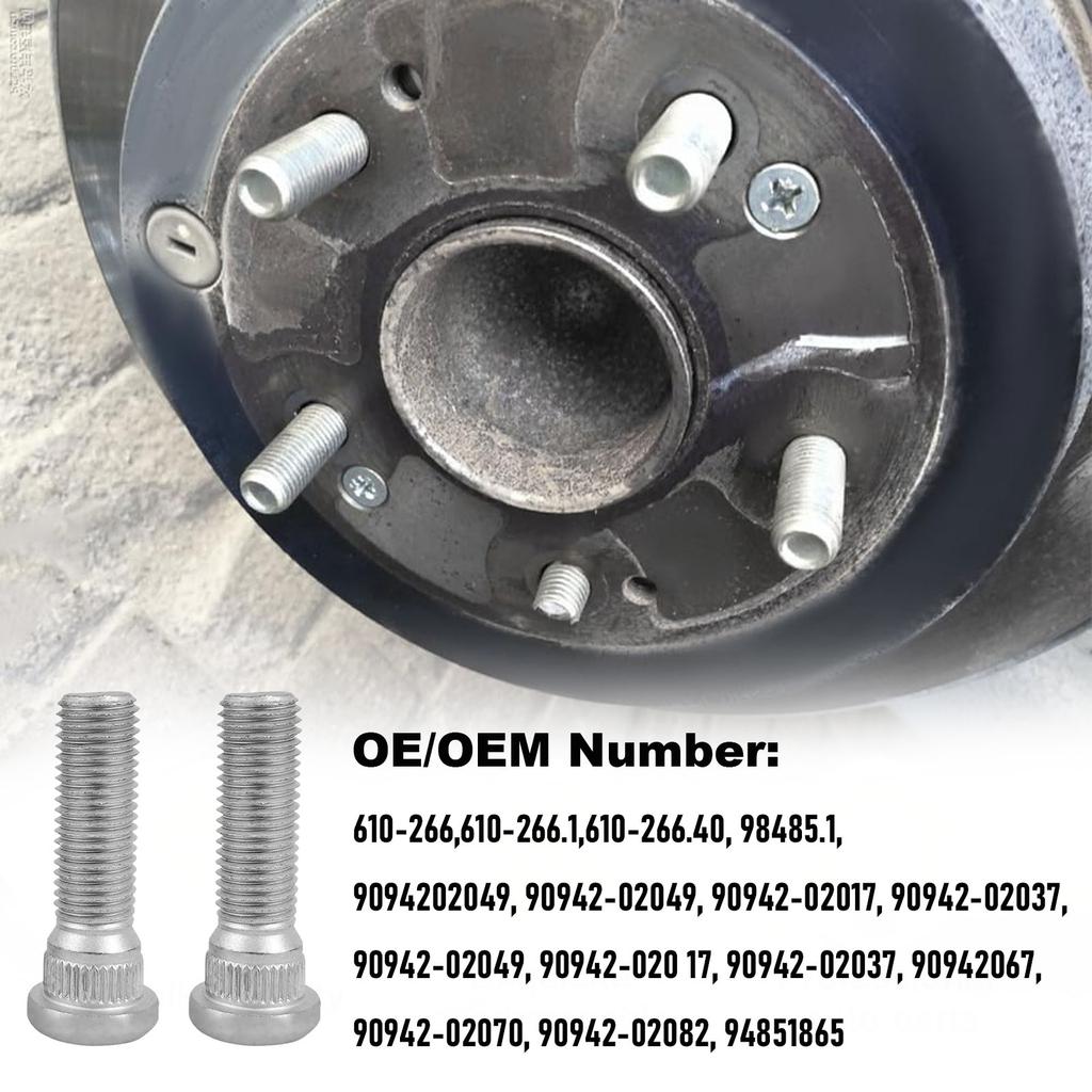 Car Wheel Lug Stud Nuts M12x1.5 Steel Lug Bolts For Chevrolet Lexus Toyota Scion Pontiac