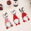 Christmas Cutlery Set Cartoon Doll Knife and Fork Cover Santa Claus Xmas New Year Party Dinner Decor Christmas Decorations