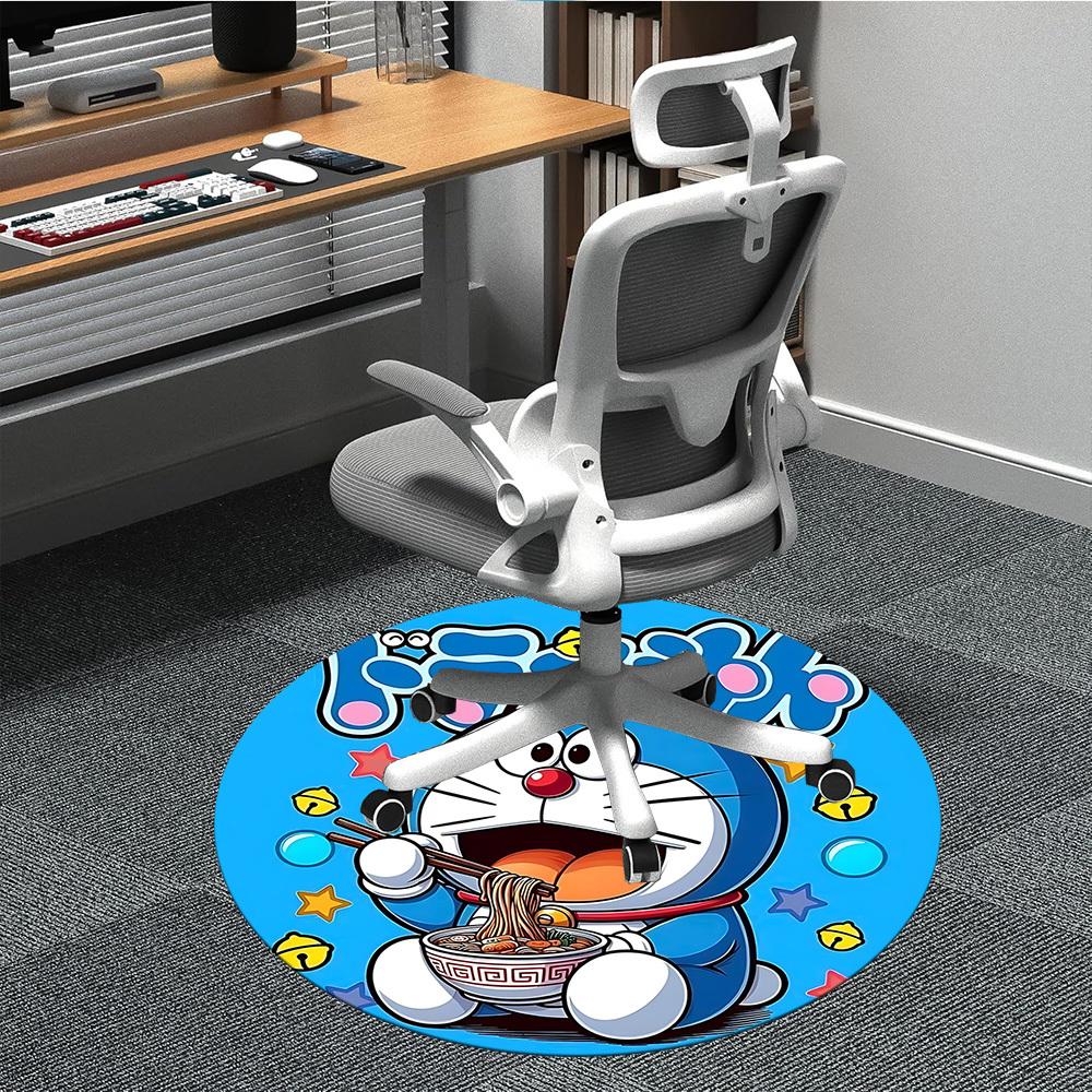 Круглый коврик для пола Doraemon Noodles Office, Под офисные стулья Спальня Гостиная Домашний декор a0908196