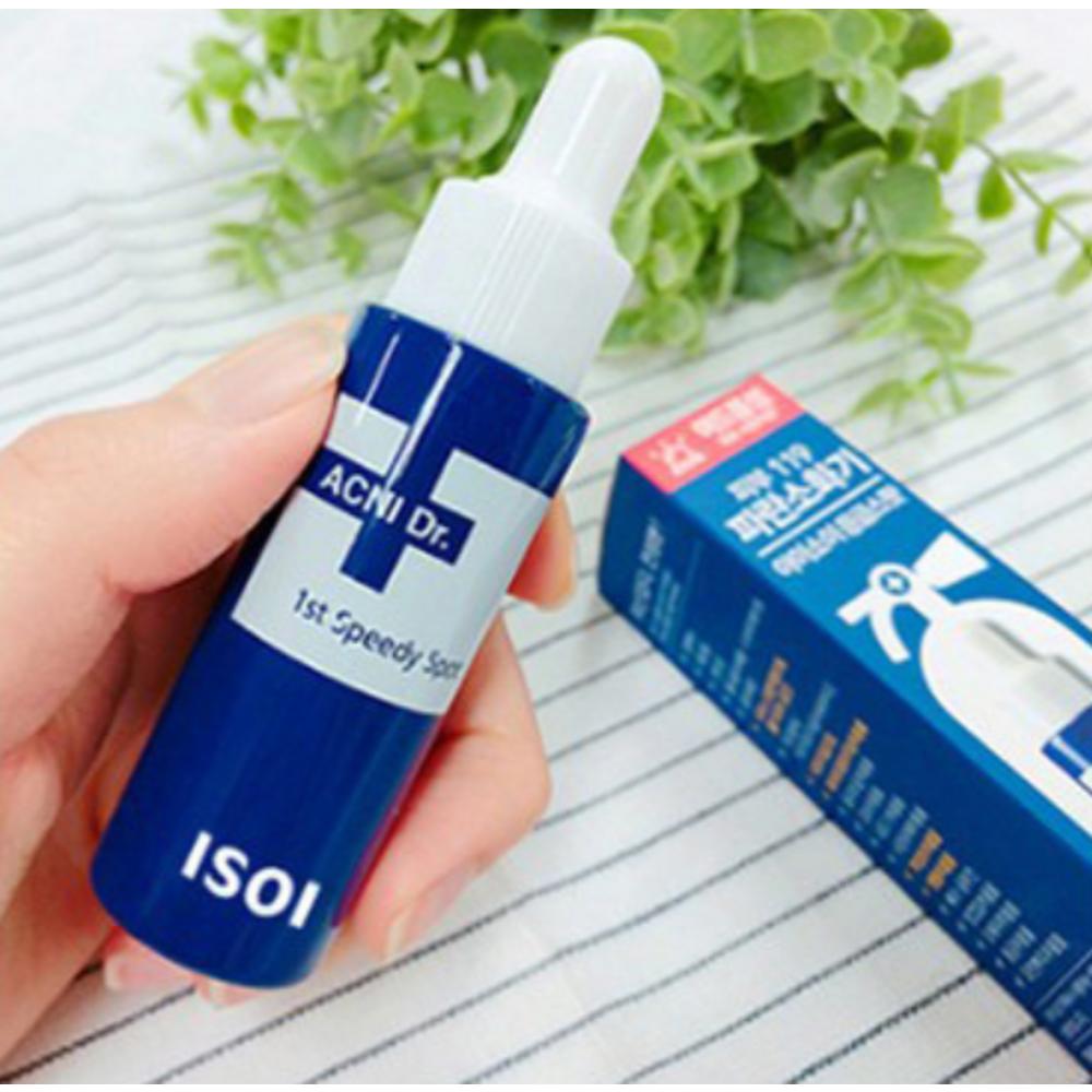 isoi Acne Doctor 1st Speedy Spot 14 мл + Маска-пак 2 шт., 1 набор