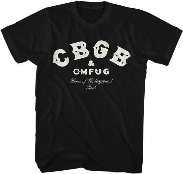 CBGB & OMFUG Дом Андерграундного Рока Логотип Мужская Футболка Музыкальный Мерч Унисекс Футболка