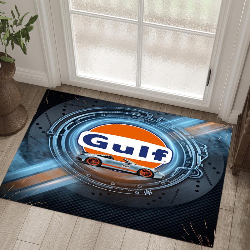 Gulf Design Crystal Velvet Carpet Cozy Non?Slip Printed Rug For Bedroom Living Room Entrance
