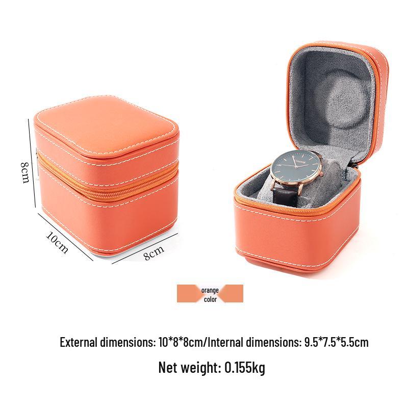 Портативная коробка для хранения часов и ювелирных изделий из высококачественной зеленой искусственной кожи