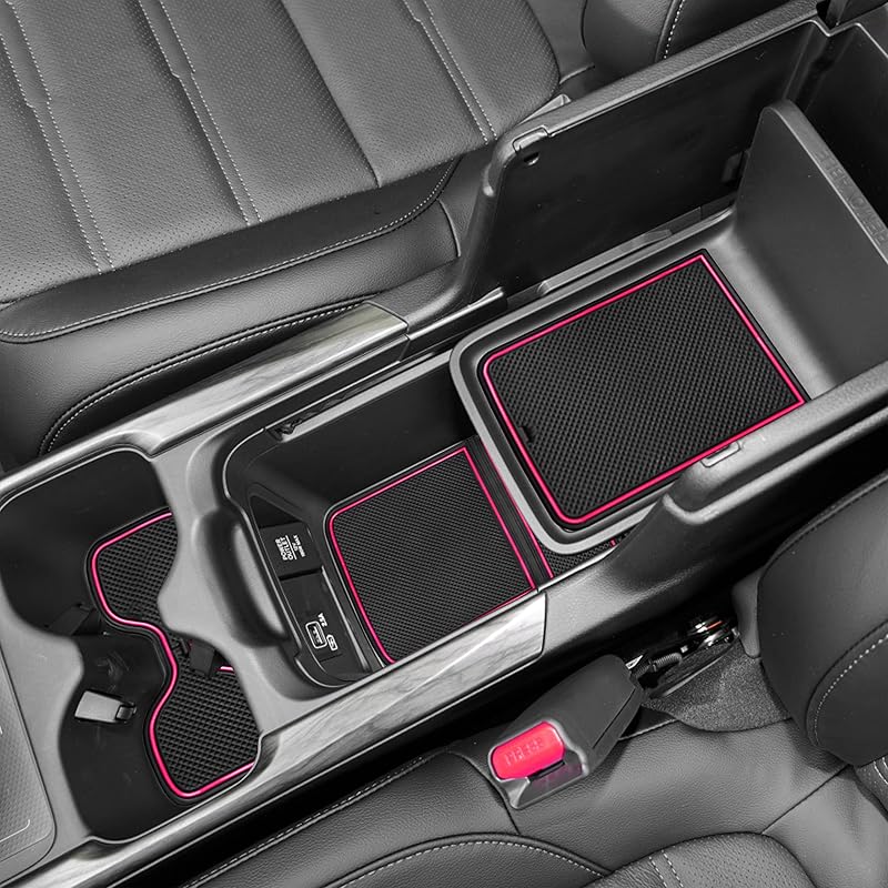 SENSHINE Для Honda CR-V CRV Аксессуары Держатель для напитков Вкладыш в центральную консоль Отделка Карманы в дверях Коврики Нескользящие Пылезащитные Премиум Салон Набор из 20 шт.