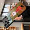 Аниме L-LittleS M-Мой Чехол Для Телефона Для IPhone 17 Air 16 E Pro Max 15 14 13 Mini 12 Pro 11 Max Plus Черный Стеклянный Чехол
