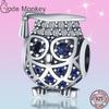 Plata Charms Of Ley 925 Silver Starry Sky Charms Air Balloon Charm Fit Fashion 925 Original Bracelets Pulseira Diy