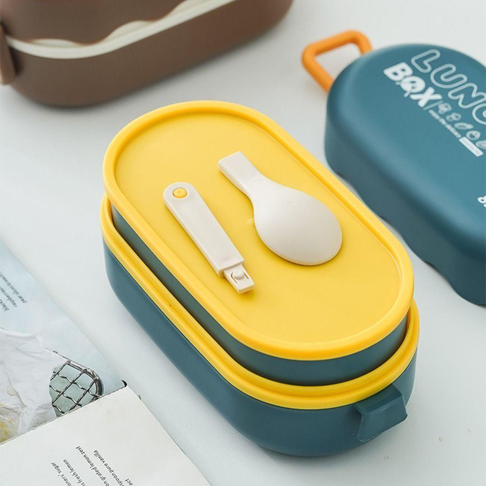 Sealed Divides Food Container 3 Grids Snack Food Box Durable Food Storage Crisper  Outdoor